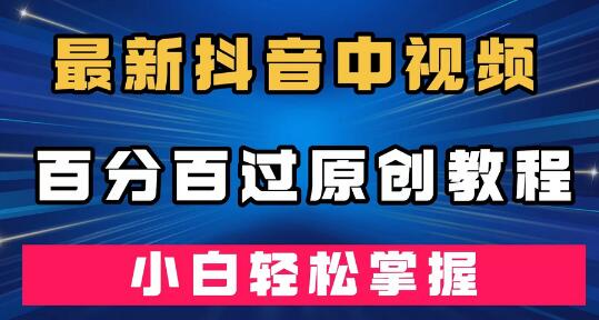 最新抖音中视频百分百过原创教程，深度去重，小白轻松掌握-鲤鱼笔记