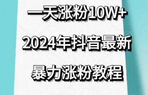 抖音最新暴力涨粉教程，视频去重，一天涨粉10w+，效果太暴力了，刷新你们的认知-鲤鱼笔记