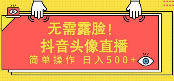 无需露脸，Ai头像直播项目，简单操作日入500+-鲤鱼笔记