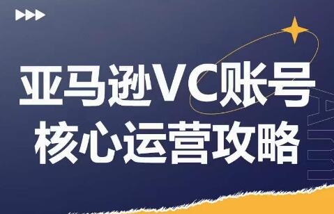 亚马逊VC账号核心玩法解析，实战经验拆解产品模块运营技巧，提升店铺GMV，有效提升运营利润