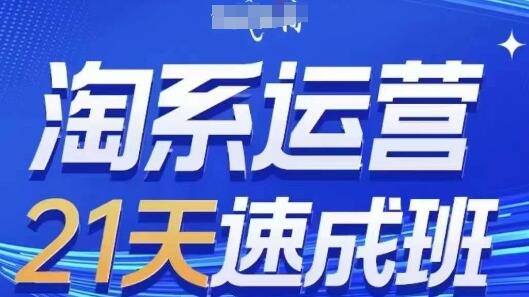 淘系运营21天速成班(更新24年8月)，0基础轻松搞定淘系运营，不做假把式