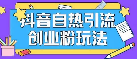 抖音引流创业粉自热玩法日引200+精准粉