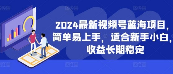 2024最新视频号蓝海项目，简单易上手，适合新手小白，收益长期稳定