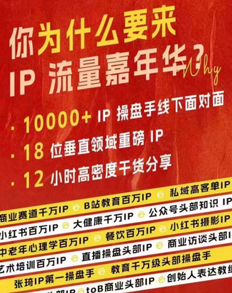 群响IP流量嘉年华，​现场视频+IP江湖2024典藏版PPT