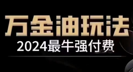 2024最牛强付费，万金油强付费玩法，干货满满，全程实操起飞（更新12月）